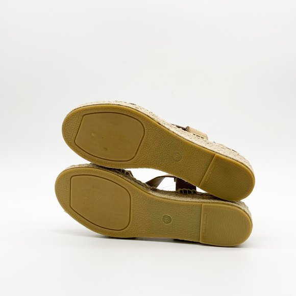 VIA SPIGA Gia Suede Espadrille Sandals Desert - Picture 8 of 9
